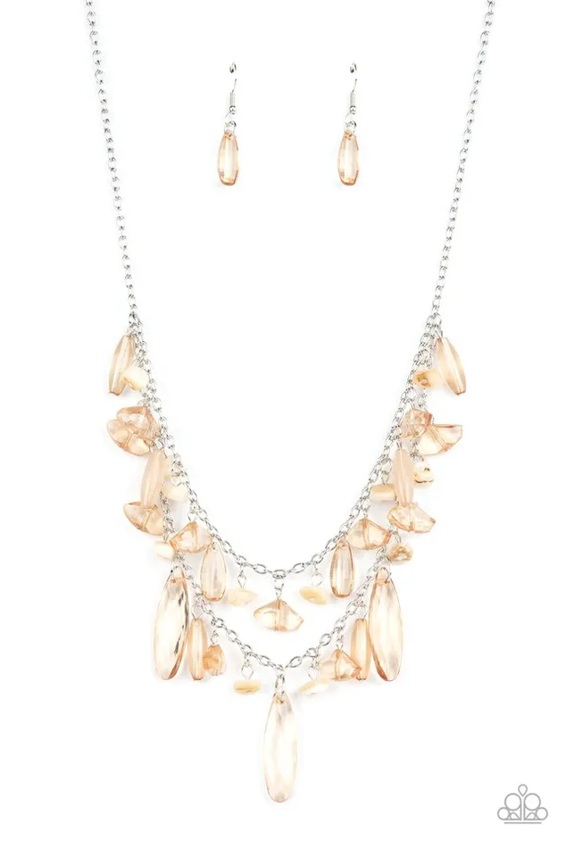 Paparazzi Jewelry Necklaces Paparazzi Necklace Candlelit Cabana Brown Paparazzi Jewelry Necklaces Paparazzi Necklace Candlelit Cabana Brown
