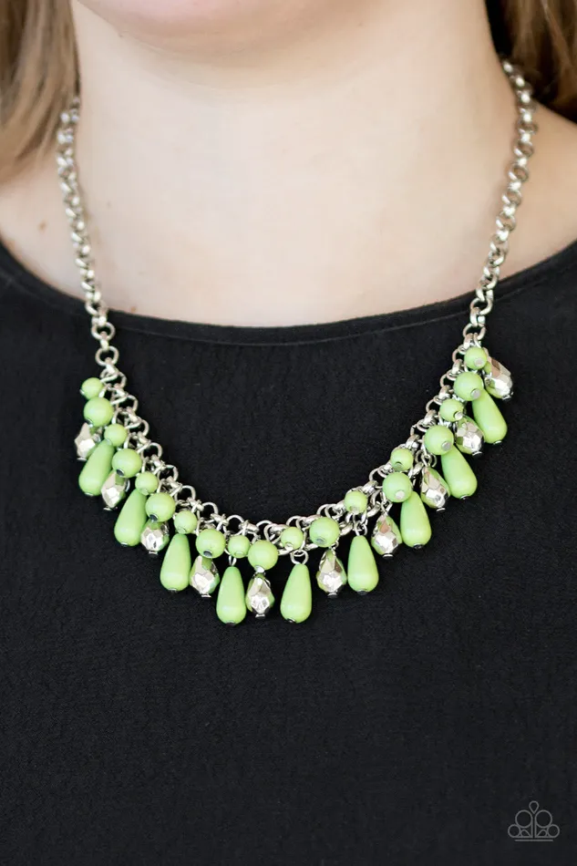 Paparazzi Jewelry Necklaces Paparazzi Necklace Coastal Cabanas Green