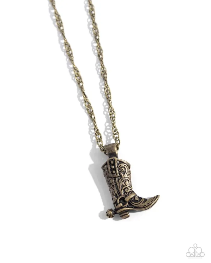 Paparazzi Jewelry Necklaces Paparazzi Necklace Collectable Cowboy Brass Paparazzi Jewelry Necklaces Paparazzi Necklace Collectable Cowboy Brass