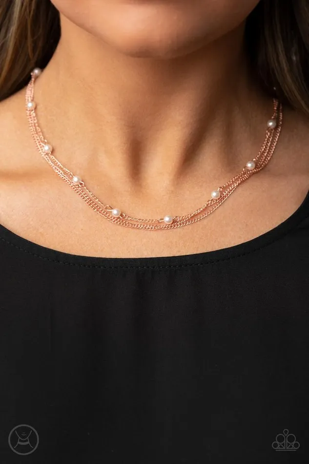 Paparazzi Jewelry Necklaces Paparazzi Necklace Daintily Dapper Copper