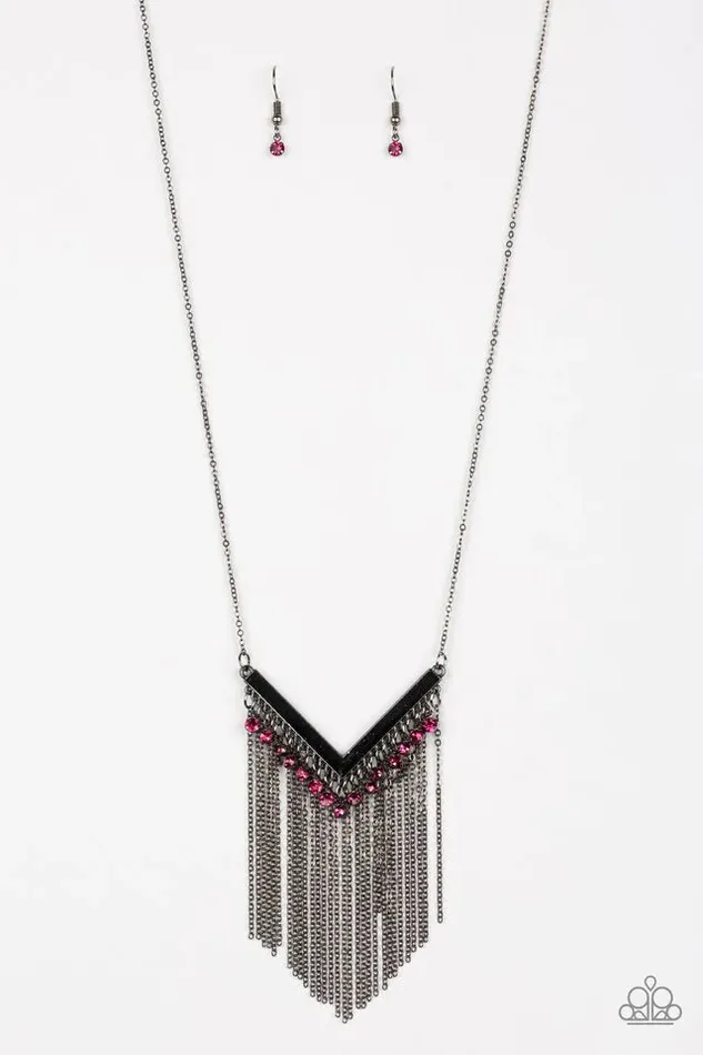 Paparazzi Jewelry Necklaces Paparazzi Necklace Fashion Peak Pink