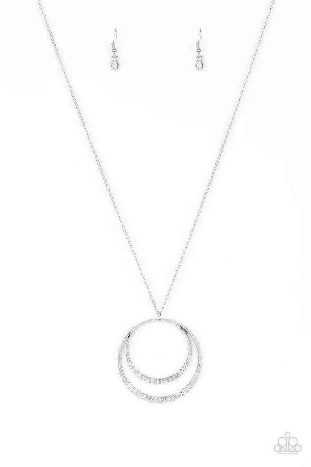 Paparazzi Jewelry Necklaces Paparazzi Necklace Front and EPICENTER White