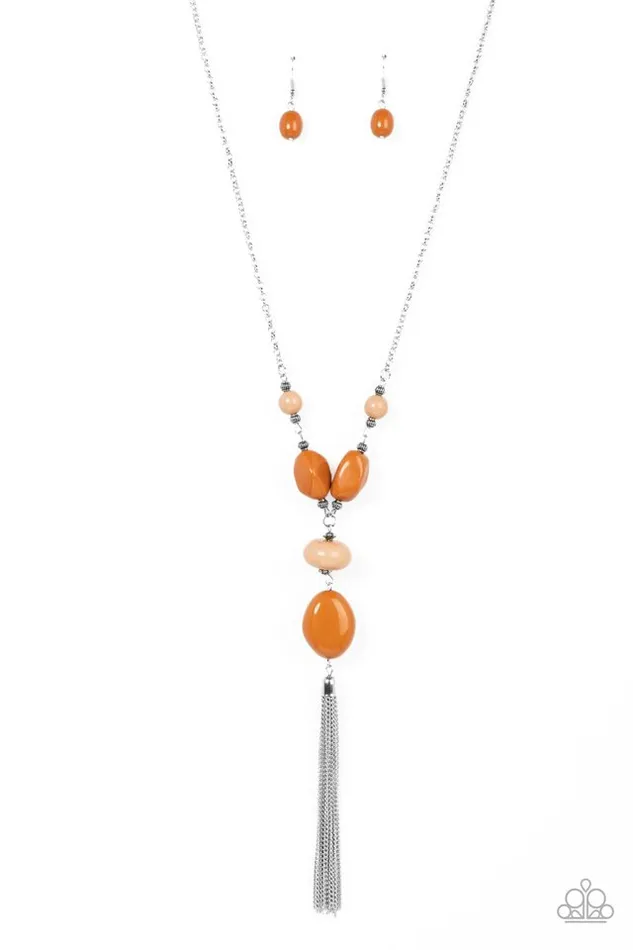 Paparazzi Jewelry Necklaces Paparazzi Necklace Heavenly Harmony Brown Paparazzi Jewelry Necklaces Paparazzi Necklace Heavenly Harmony Brown