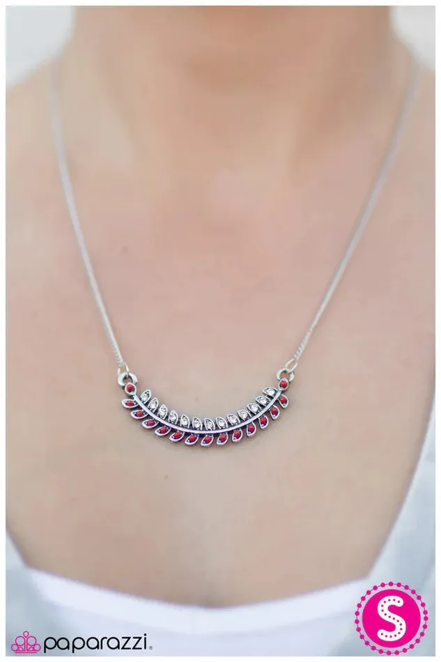 Paparazzi Jewelry Necklaces Paparazzi Necklace Im GLISTENING Red