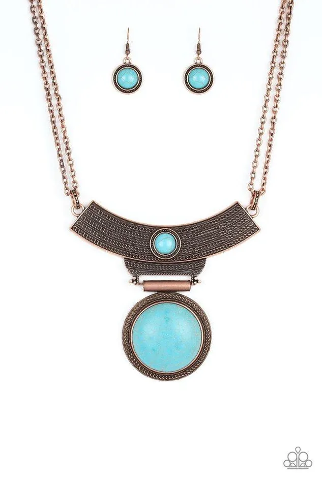 Paparazzi Jewelry Necklaces Paparazzi Necklace Lasting EMPRESSions Copper