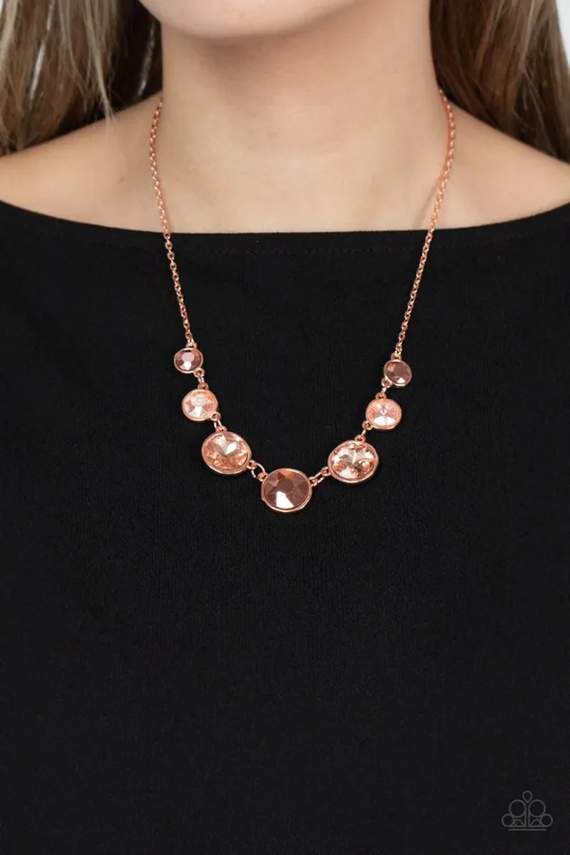 Paparazzi Jewelry Necklaces Paparazzi Necklace Pampered Powerhouse Copper