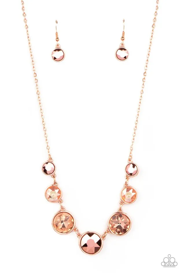 Paparazzi Jewelry Necklaces Paparazzi Necklace Pampered Powerhouse Copper Paparazzi Jewelry Necklaces Paparazzi Necklace Pampered Powerhouse Copper