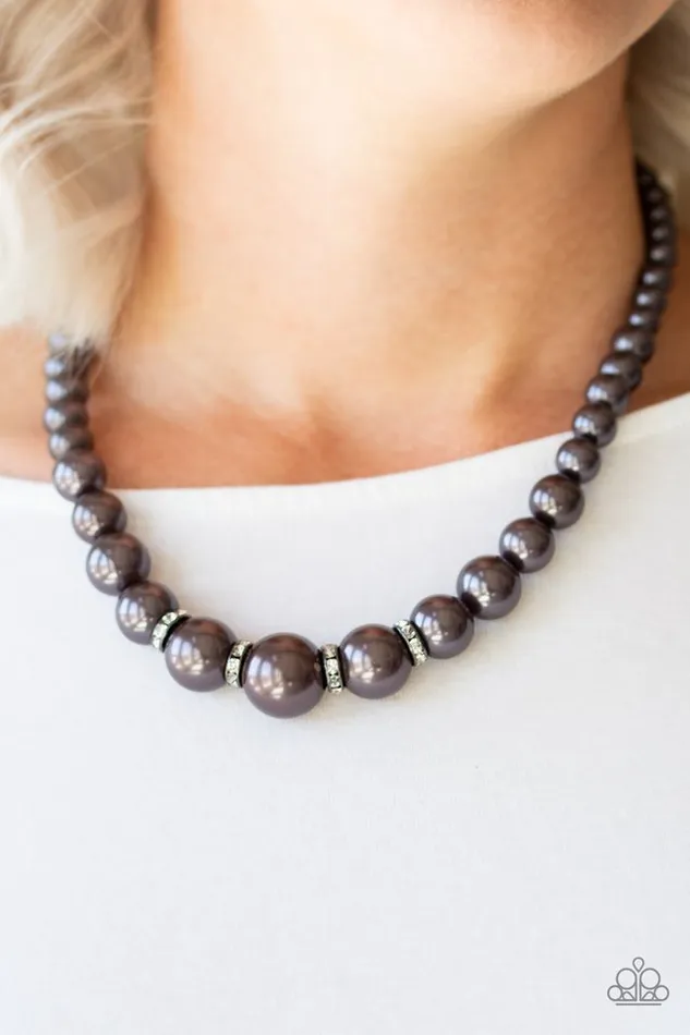 Paparazzi Jewelry Necklaces Paparazzi Necklace Party Pearls Black