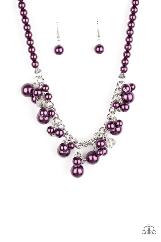 Paparazzi Jewelry Necklaces Paparazzi Necklace Prim and POLISHED Purple