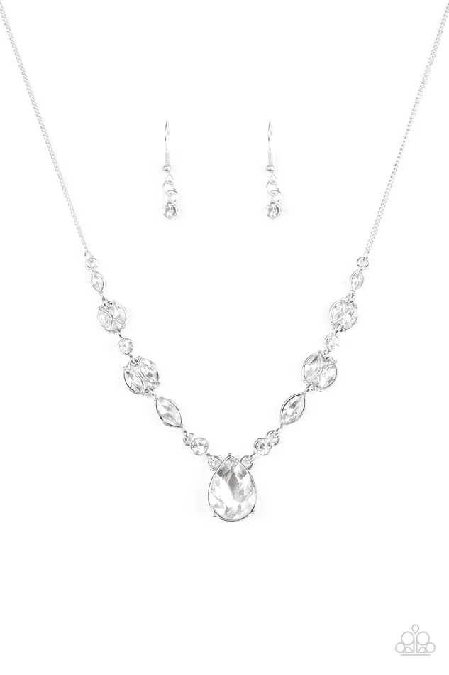 Paparazzi Jewelry Necklaces Paparazzi Necklace Royal Rendezvous White