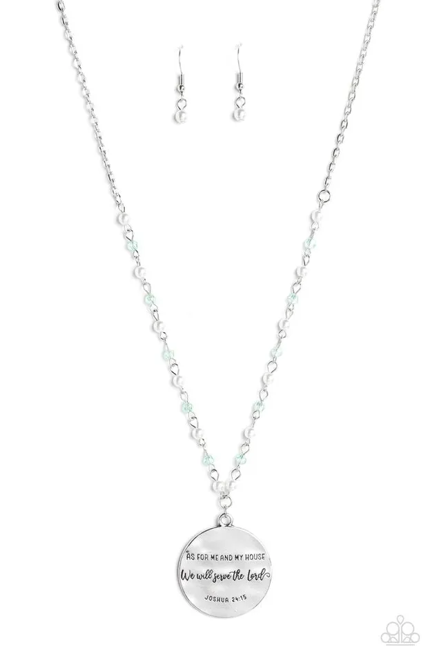 Paparazzi Jewelry Necklaces Paparazzi Necklace Serving the Lord Blue Paparazzi Jewelry Necklaces Paparazzi Necklace Serving the Lord Blue