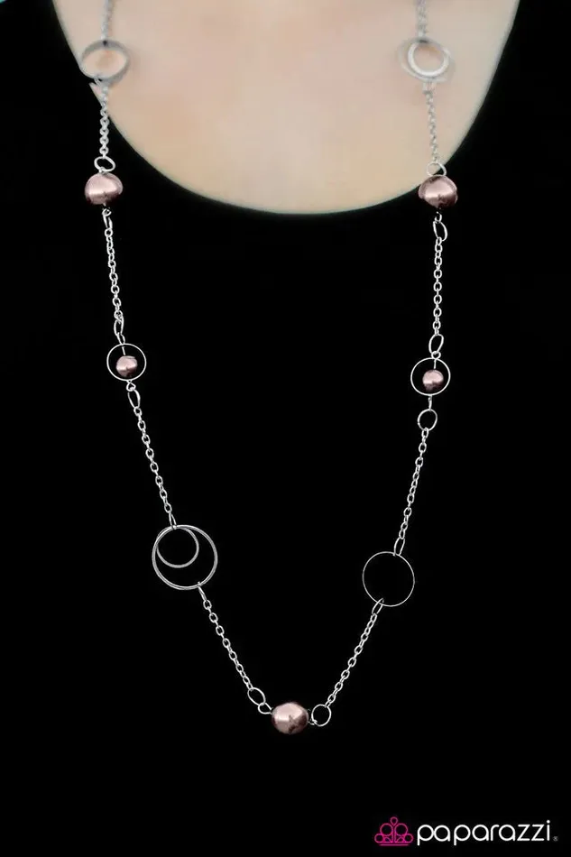 Paparazzi Jewelry Necklaces Paparazzi Necklace Sing Me A Song Mr Piano Man Brown