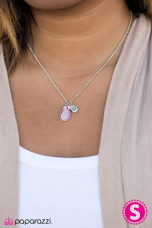 Paparazzi Jewelry Necklaces Paparazzi Necklace Stellar Splendor Pink
