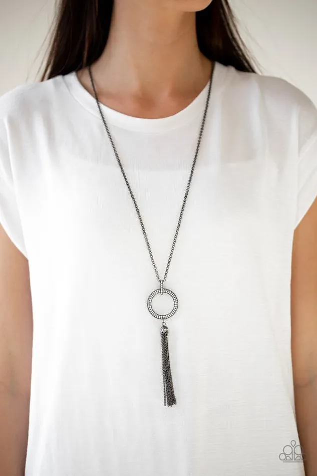 Paparazzi Jewelry Necklaces Paparazzi Necklace Straight To The Top Black