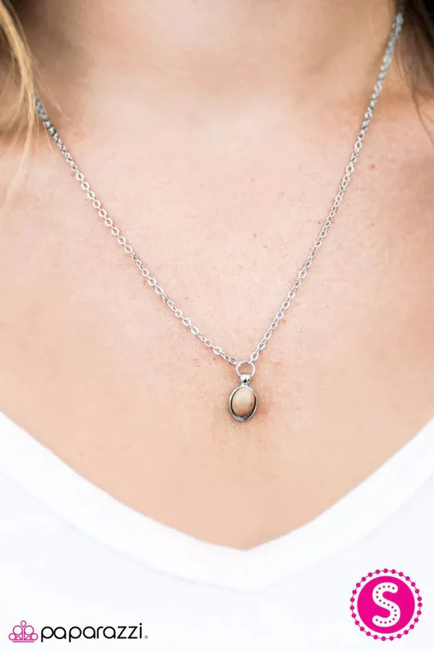 Paparazzi Jewelry Necklaces Paparazzi Necklace Take A Hint Brown