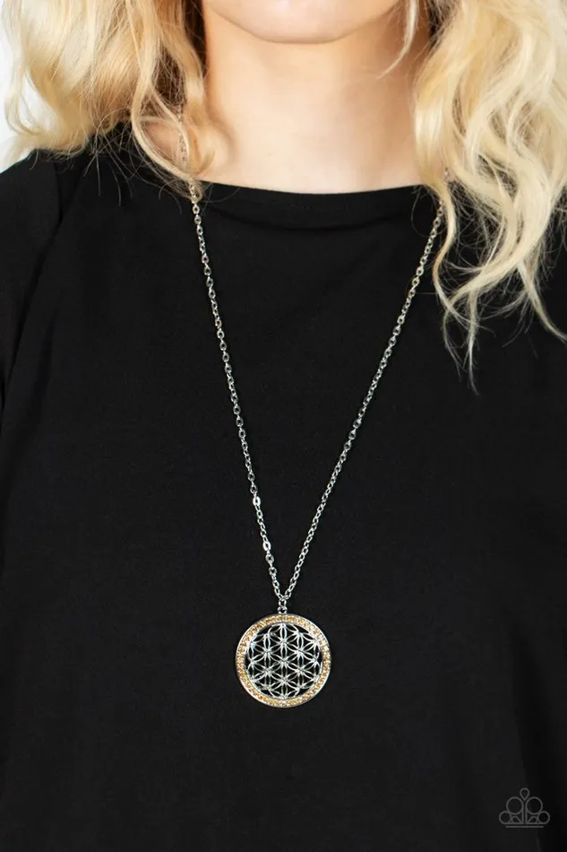 Paparazzi Jewelry Necklaces Paparazzi Necklace Tearoom Twinkle Brown