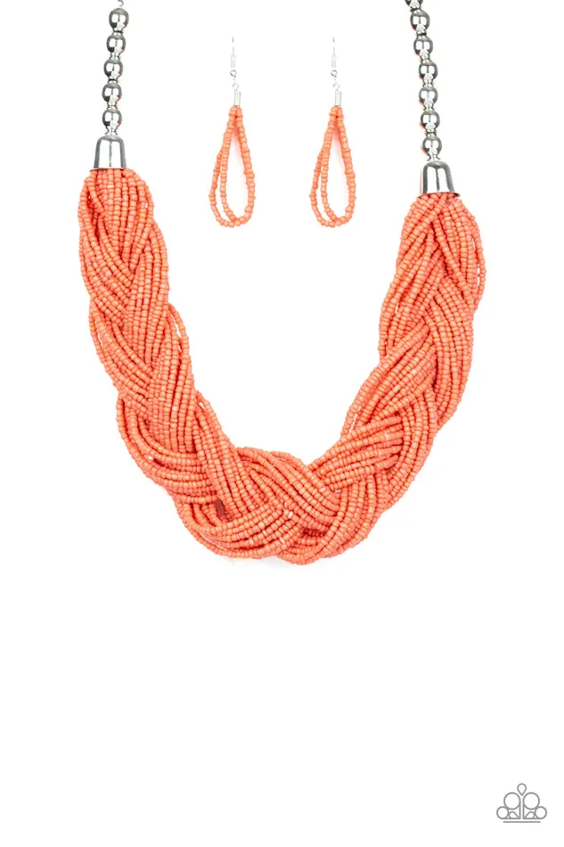 Paparazzi Jewelry Necklaces Paparazzi Necklace The Great Outback Orange
