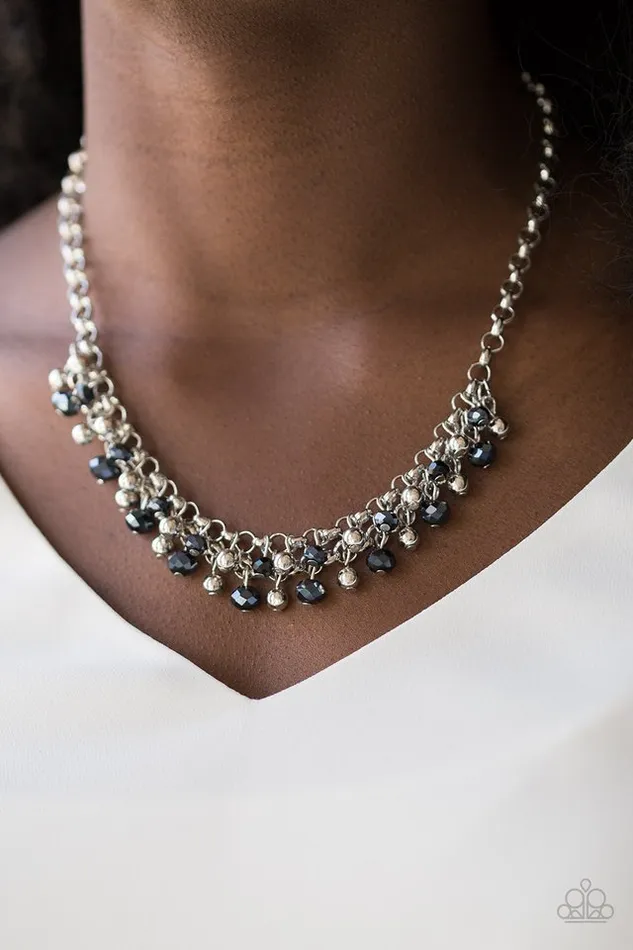 Paparazzi Jewelry Necklaces Paparazzi Necklace Trust Fund Baby Blue