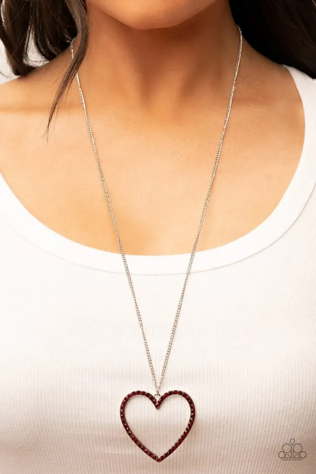 Paparazzi Jewelry Necklaces Paparazzi Necklace VaVaVALENTINE Red