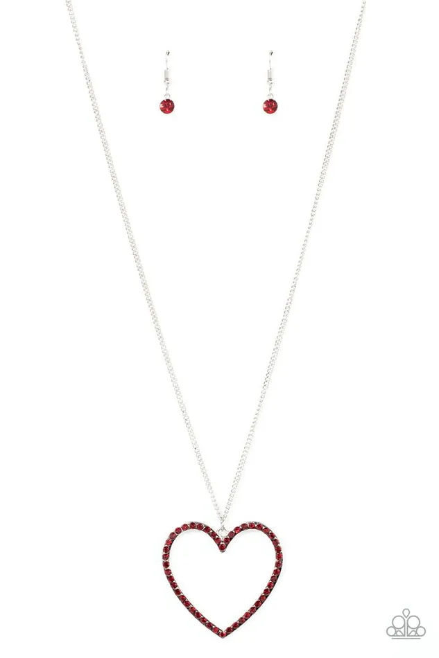Paparazzi Jewelry Necklaces Paparazzi Necklace VaVaVALENTINE Red Paparazzi Jewelry Necklaces Paparazzi Necklace VaVaVALENTINE Red