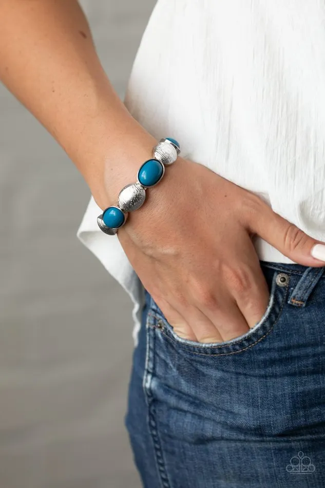Paparazzi Jewelry Paparazzi Bracelet Decadently Dewy Blue Bracelets