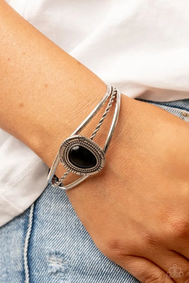Paparazzi Jewelry Paparazzi Bracelet Ethereal Enthusiast Black Bracelets