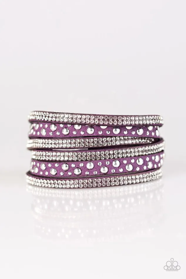 Paparazzi Jewelry Paparazzi Bracelet Limited Sparkle Purple Bracelets