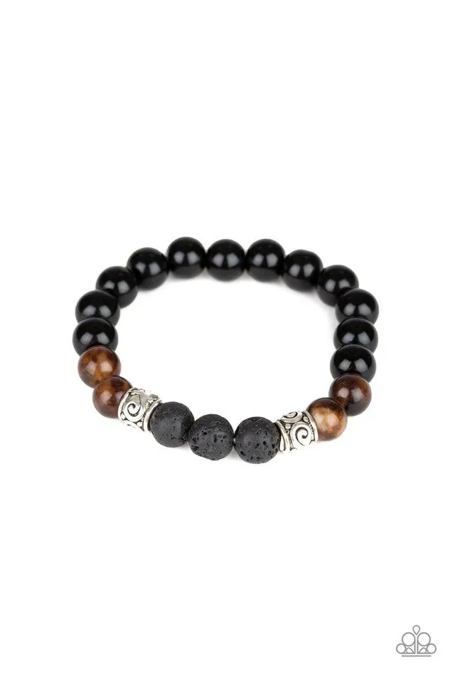 Paparazzi Jewelry Paparazzi Bracelet Mantra Brown Bracelets