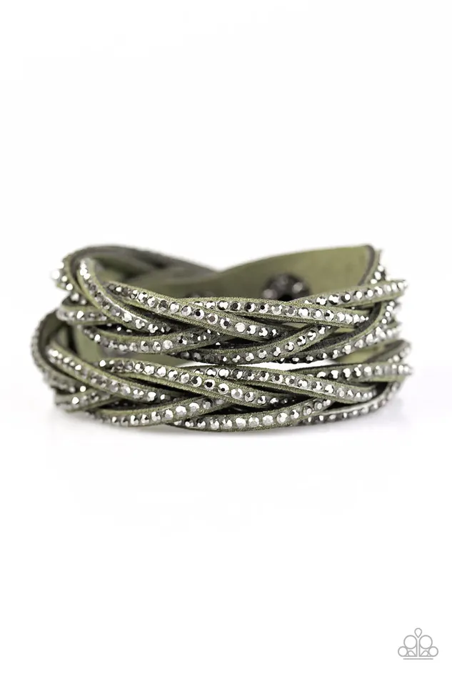 Paparazzi Jewelry Paparazzi Bracelet Musing Maverick Green Bracelets