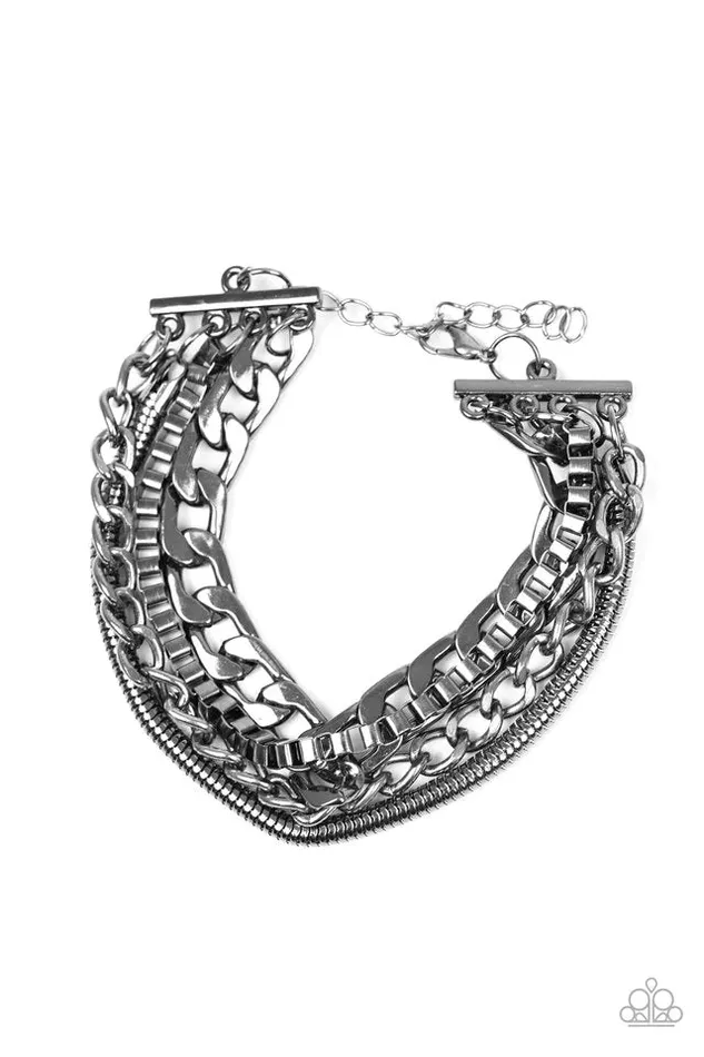 Paparazzi Jewelry Paparazzi Bracelet Sparkle Shine Repeat Black Bracelets