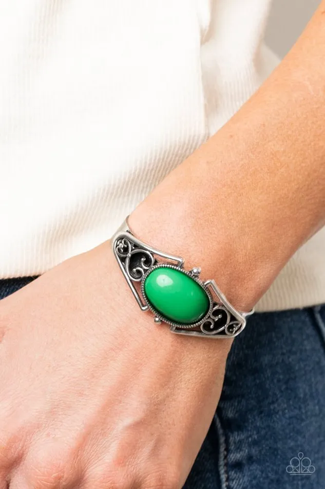 Paparazzi Jewelry Paparazzi Bracelet Springtime Trendsetter Green Bracelets