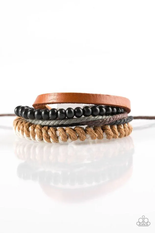 Paparazzi Jewelry Paparazzi Bracelet The Pioneer Brown Bracelets