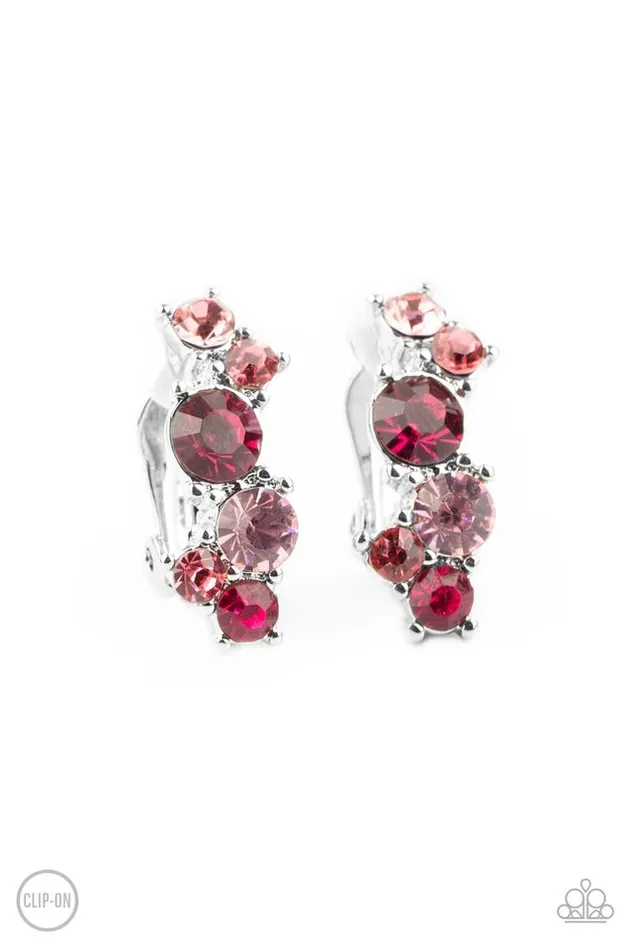 Paparazzi Jewelry Paparazzi Earring Cosmic Celebration Pink Earrings Paparazzi Jewelry Paparazzi Earring Cosmic Celebration Pink Earrings