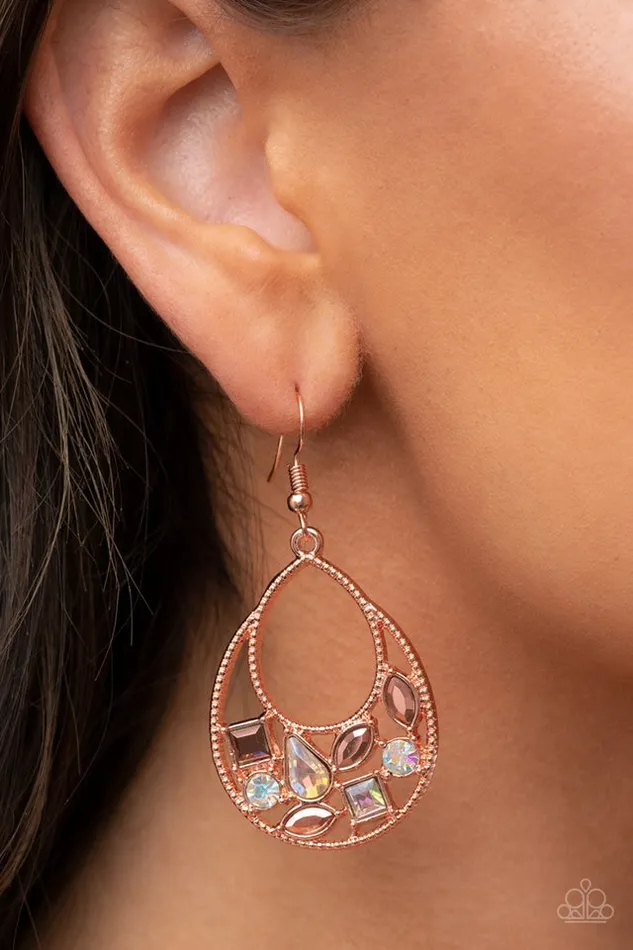 Paparazzi Jewelry Paparazzi Earring Regal Recreation Copper Earrings