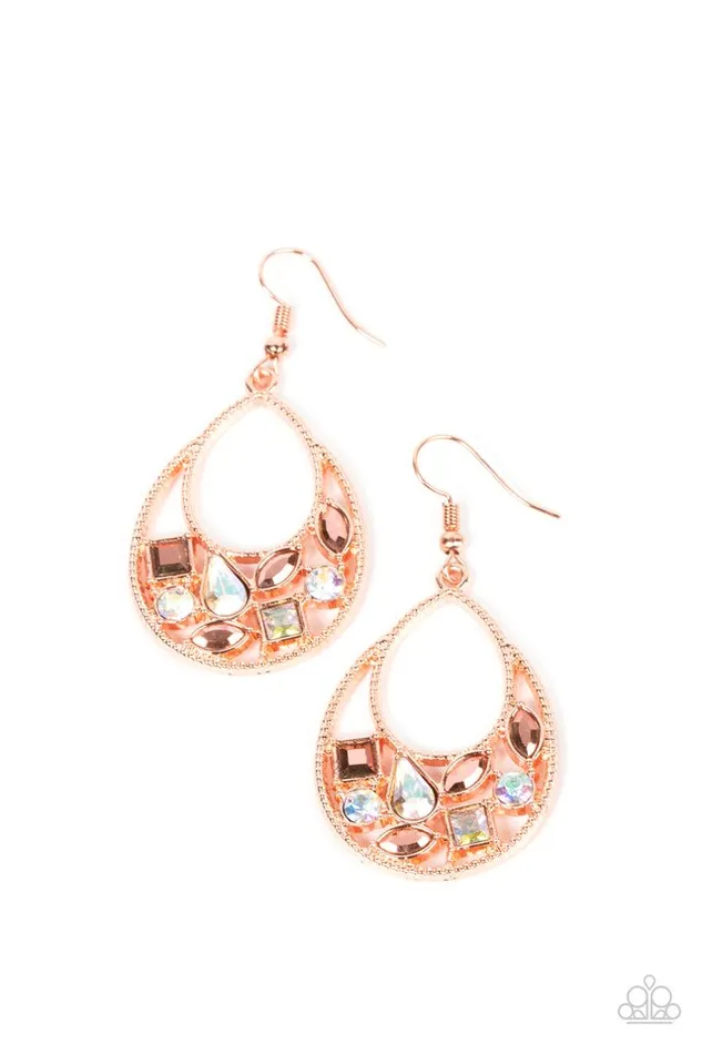 Paparazzi Jewelry Paparazzi Earring Regal Recreation Copper Earrings