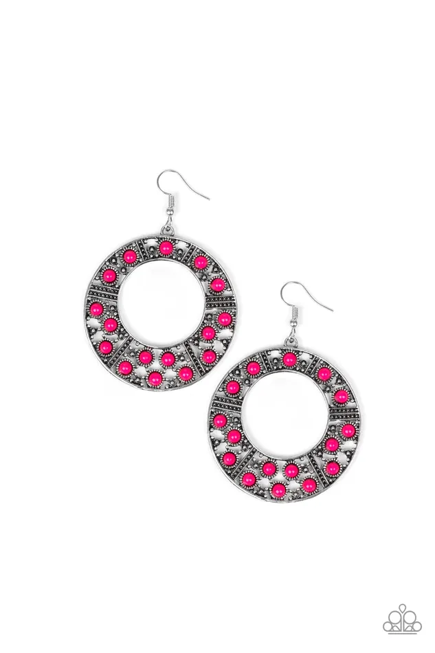Paparazzi Jewelry Paparazzi Earring San Diego Samba Pink Earrings