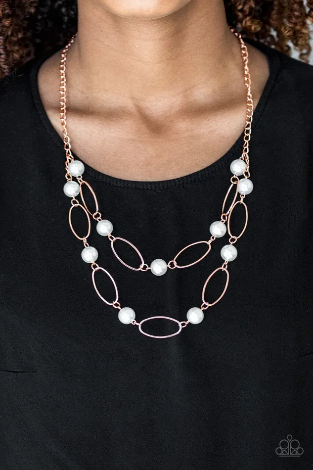 Paparazzi Jewelry Paparazzi Necklace Best Of Both POSHible Worlds Copper Necklaces