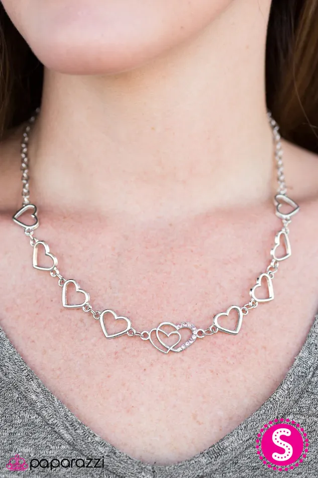 Paparazzi Jewelry Paparazzi Necklace Dear Heart Pink Necklaces