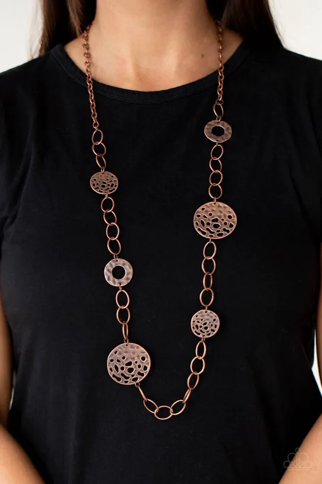 Paparazzi Jewelry Paparazzi Necklace HOLEY Relic Copper Necklaces