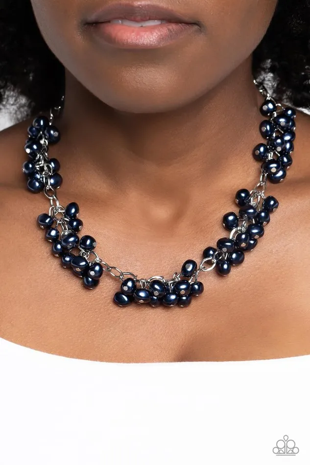 Paparazzi Jewelry Paparazzi Necklace Pearl Parlor Blue Necklaces
