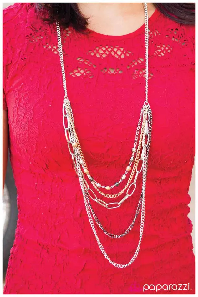 Paparazzi Jewelry Paparazzi Necklace Perfect Harmony Silver Necklaces
