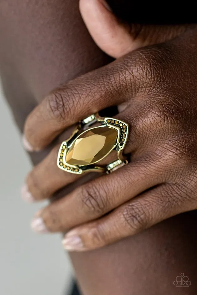 Paparazzi Jewelry Paparazzi Ring Leading Luster Brass Rings