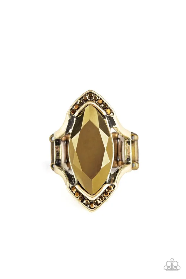 Paparazzi Jewelry Paparazzi Ring Leading Luster Brass Rings Paparazzi Jewelry Paparazzi Ring Leading Luster Brass Rings