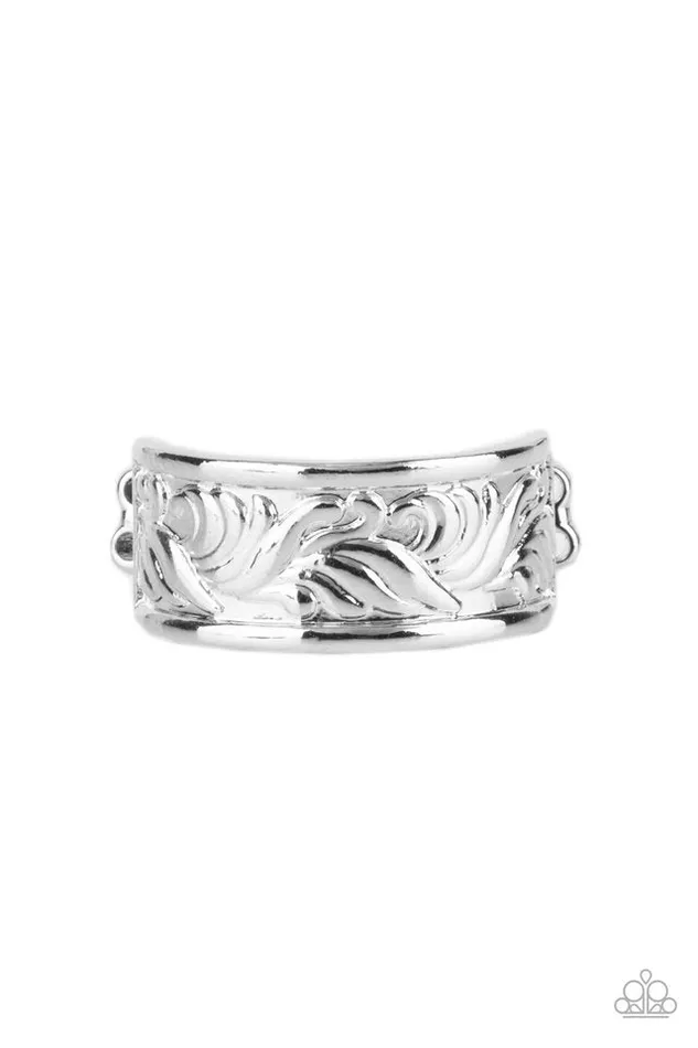 Paparazzi Jewelry Rings Paparazzi Ring Billowy Bands Silver Paparazzi Jewelry Rings Paparazzi Ring Billowy Bands Silver