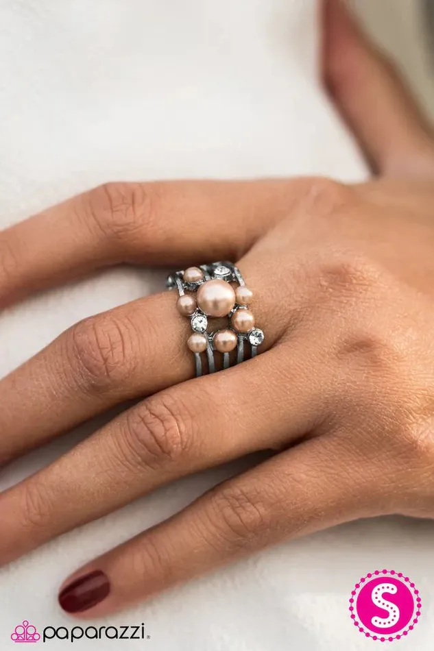 Paparazzi Jewelry Rings Paparazzi Ring Chamber Choir Brown