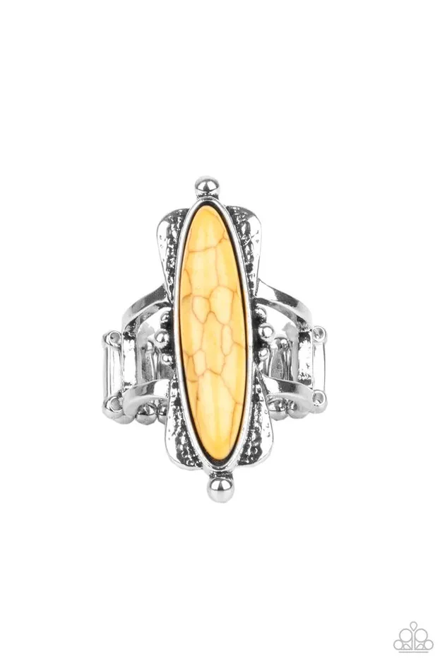 Paparazzi Jewelry Rings Paparazzi Ring Cottage Craft Yellow Paparazzi Jewelry Rings Paparazzi Ring Cottage Craft Yellow