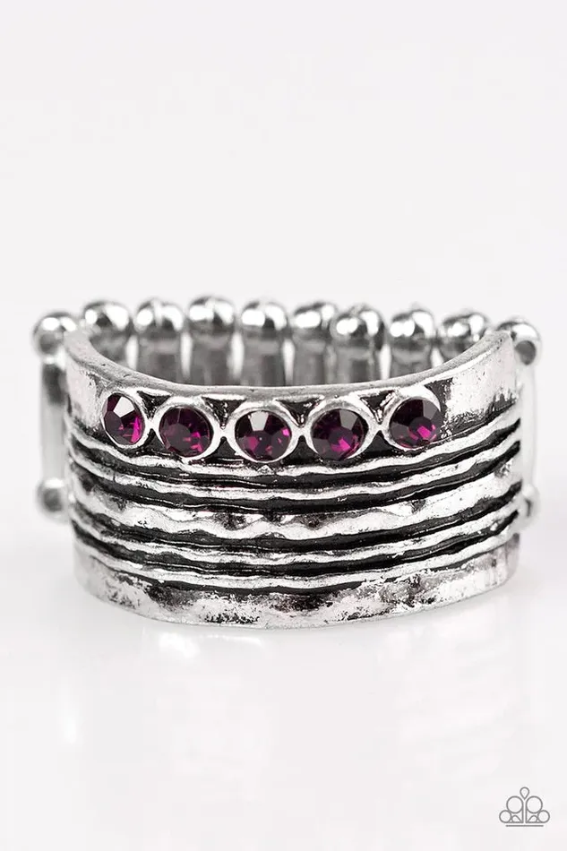 Paparazzi Jewelry Rings Paparazzi Ring Drink It In Purple