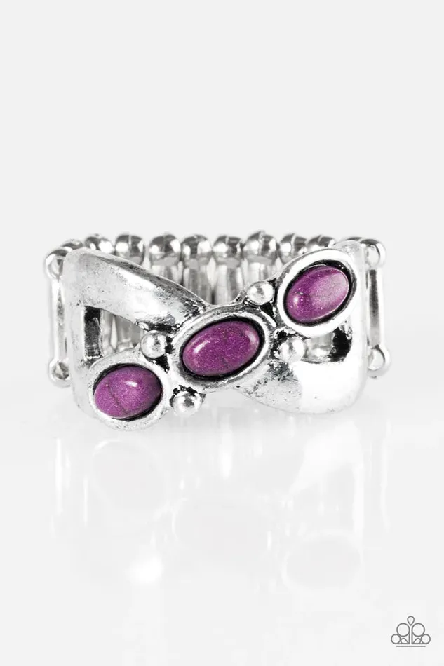 Paparazzi Jewelry Rings Paparazzi Ring Endless Deserts Purple