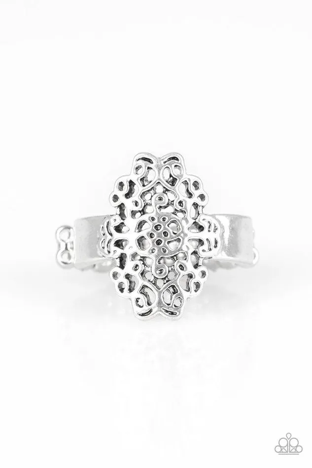 Paparazzi Jewelry Rings Paparazzi Ring Full Of HAUTE Air Silver