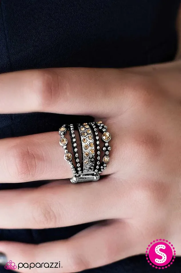 Paparazzi Jewelry Rings Paparazzi Ring GLEAM Chaser Brown